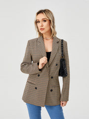 Womens Casual Blazer Jacket Long Sleeve Work 0ffice Blazer Lapel Jacket