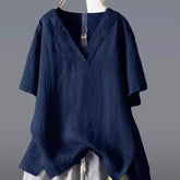 Loose-fitting Artistic Summer Top For Women