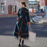 Women's Medium Length Woolen Jacket