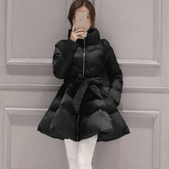 New Warm Cotton-padded Jacket Women's Slim Plus Size Waist Coat