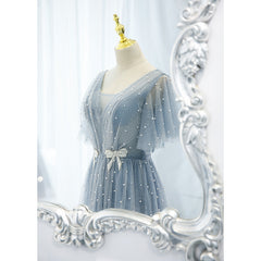 Evening Dress Female Elegant Temperament Host V-neck Super Fairy Thin Long Style
