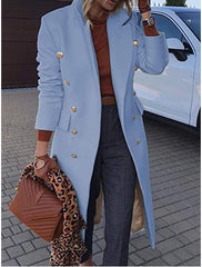 Mid-length Woolen Women's Coat