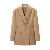 Handmade European And American-style Womens Fashion Casual Versatile Slim-fit Blazer