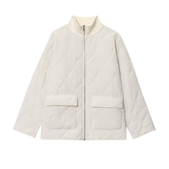 Loose, Oversized Quilted Lightweight Cotton-padded Jacket