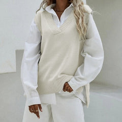 New Style Sleeveless Knitted Vest For Women