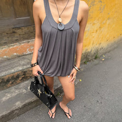Women's Loose All-Match U-Neck Sleeveless Tank Top