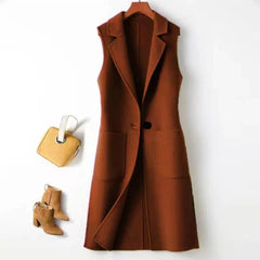 Fashionable Elegant Versatile Womens Cardigan Vest