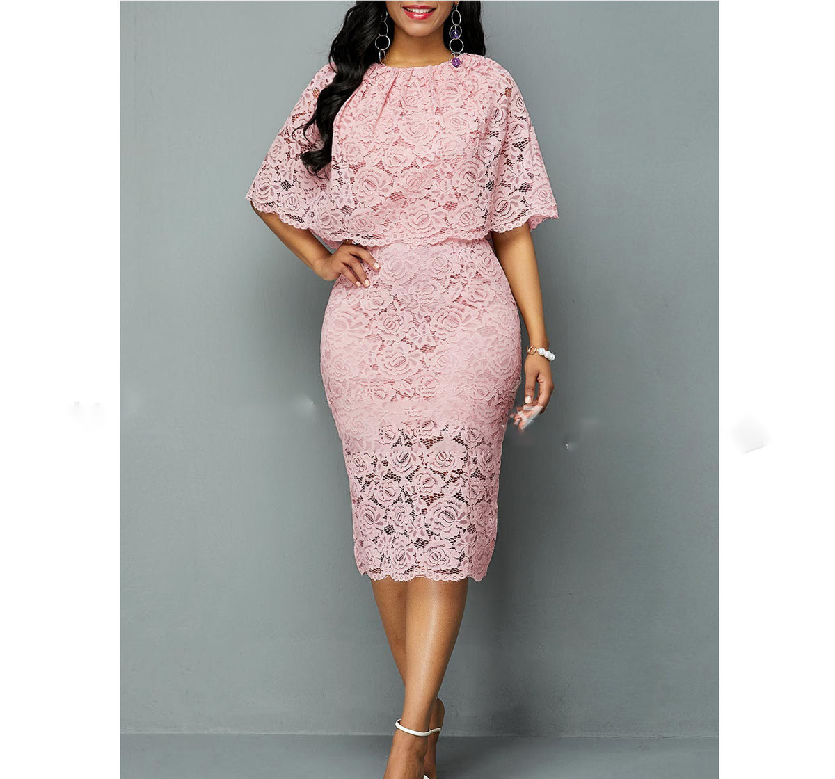 MD African Lace Dresses For Women Fashion New Africa Wedding Outfit 4XL 5XL Plus Size Maxi Dress Dashiki Ankara Robe
