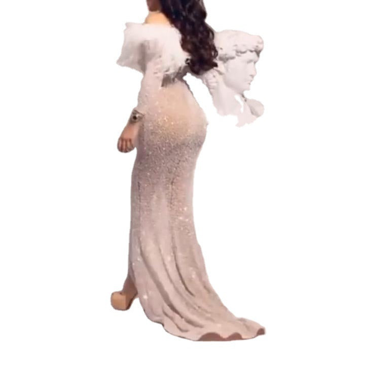 Sexy Sequin Party Dress For Ladies Party Evening Dress Fashion Dress