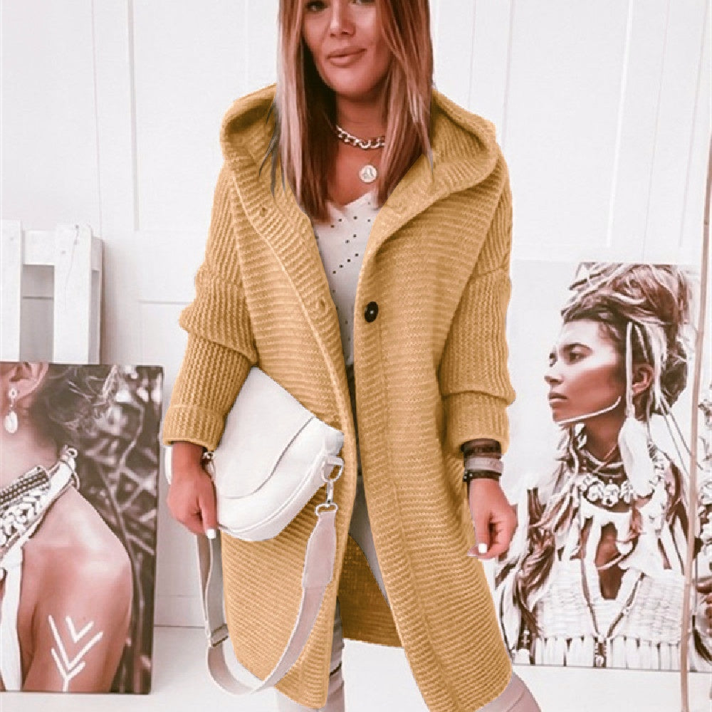 Temperament Commuting Loose Cardigan Women Sweater Plus Size