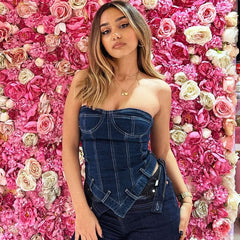 Fashion Outerwear Chest-wrapped Vest