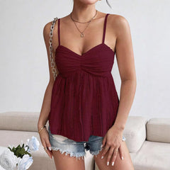 New Fashion Casual Chiffon Lace Lace Spaghetti-strap