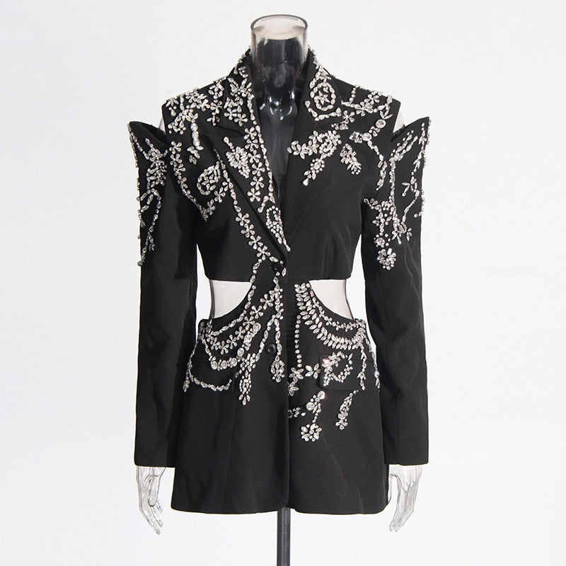 Spring New Long-Sleeve Midriff-Baring Coat