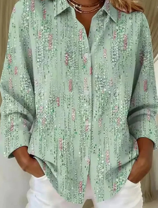 Willowbrook Plaid Long Sleeve Work Blouse