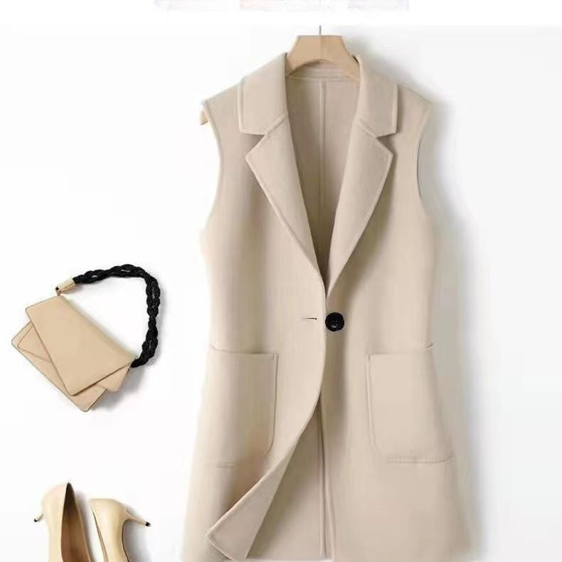 Fashionable Elegant Versatile Womens Cardigan Vest