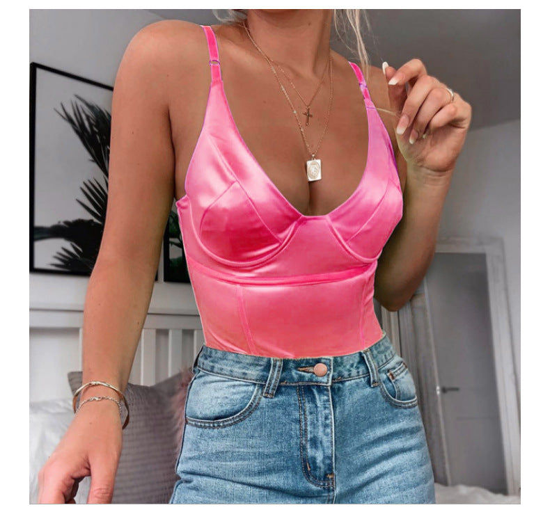 Sleeveless Siamese Vest