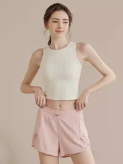 Women's Outdoor Sports Tank Top With Built-in Bra Pads For Yoga