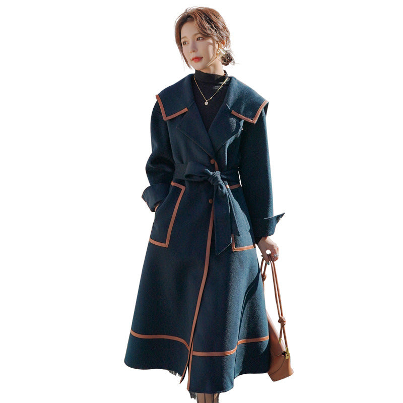 Women's Medium Length Woolen Jacket