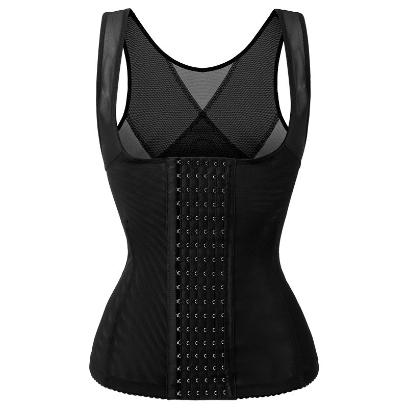 Body-shaping Waist-cinching Tummy-control Vest With Uplift And Push-up Support