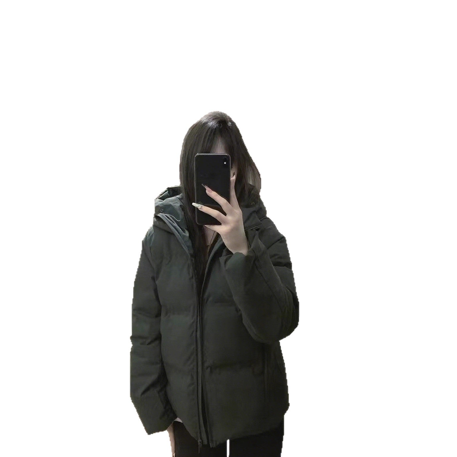 Women's Fashion Short Hooded Cotton-Padded Jacket Coats