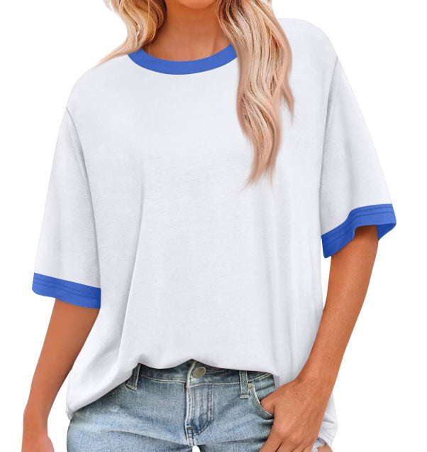 Women's Batwing Sleeve Basic Short Sleeve