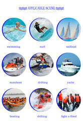 Sea fishing portable buoyancy vest