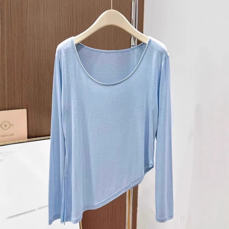 Spring Slimming Asymmetric Slit Designer Sun-Protective Jacket