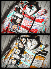 Oversized Spring Printed Hoodie For Men