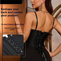 New Belly Contracting Corset Lace Breathable