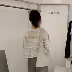 Loose Laid-back Style Cover-up Top Women's Clothing