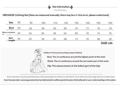 Children's Birthday Princess Dress Piano Performance Costume