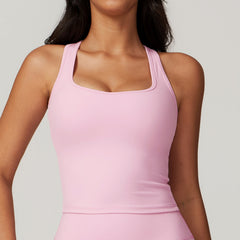 Women's Brushed H-shaped Beauty Back Sports Vest