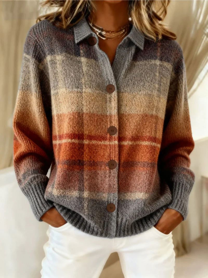 Willowbrook Plaid Long Sleeve Work Blouse