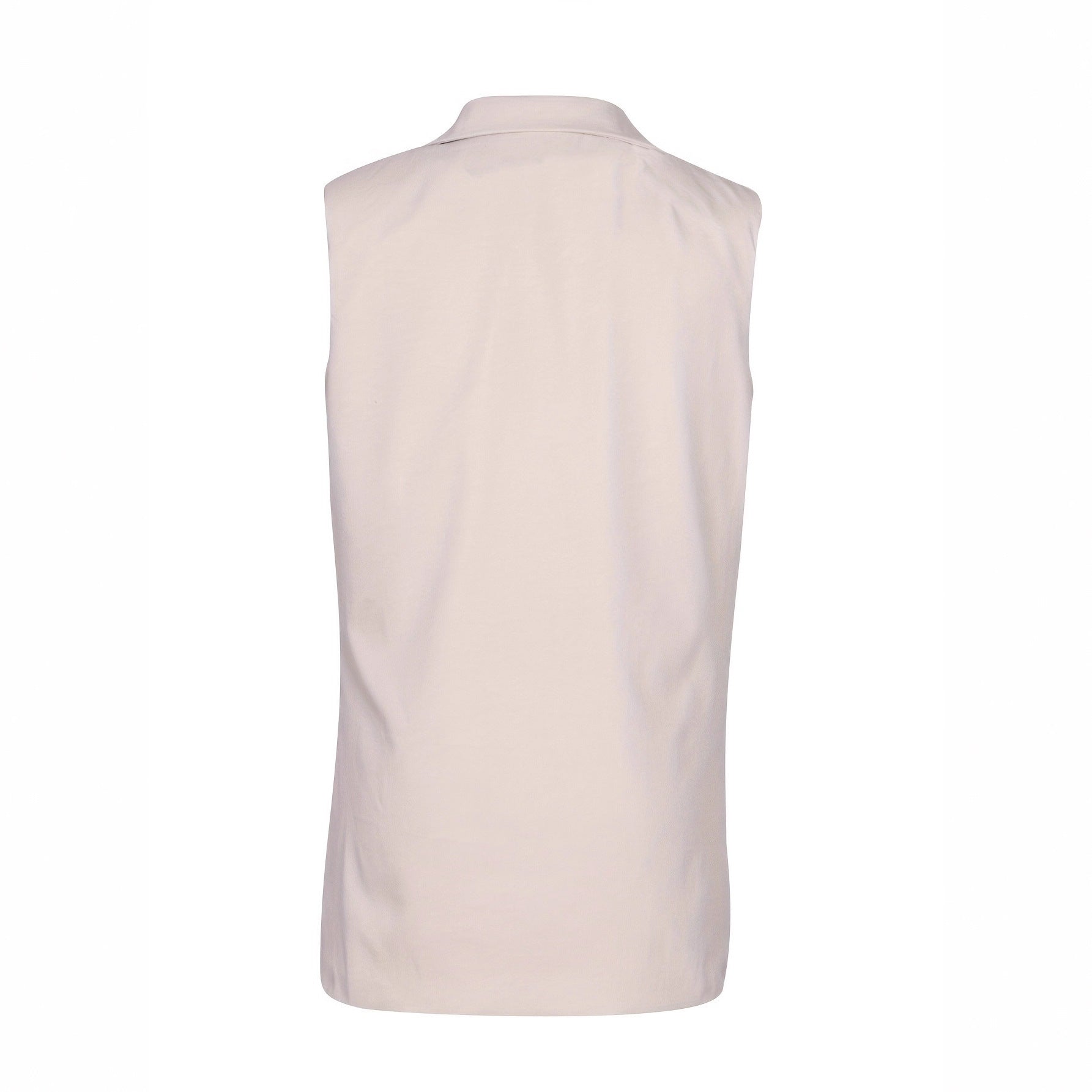 Womens Solid-Color Casual Loose Top Vest