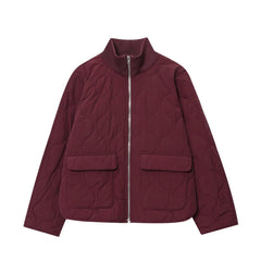 Loose, Oversized Quilted Lightweight Cotton-padded Jacket