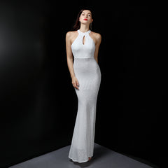 Evening Dress Slim Slimming Annual Meeting
