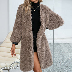 Loose Casual Mid-length Fur Fur Coat Foreign Trade
