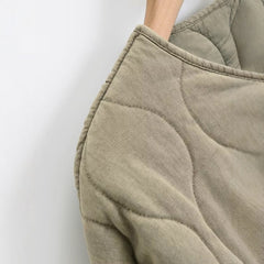 Women's Fashionable Casual Loose Cotton Padded Jacket
