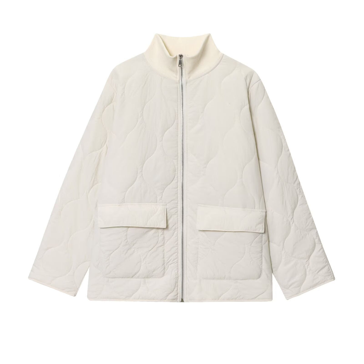 Loose, Oversized Quilted Lightweight Cotton-padded Jacket