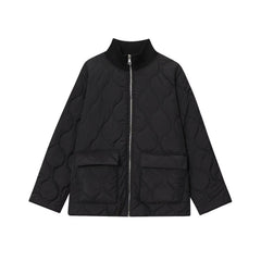 Loose, Oversized Quilted Lightweight Cotton-padded Jacket