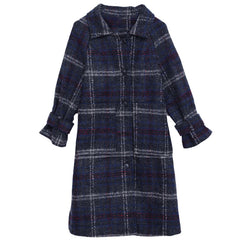 Women's New Plus Size Plus Cotton Padded Woolen Coat