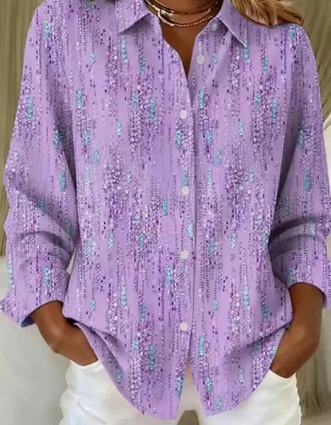 Willowbrook Plaid Long Sleeve Work Blouse