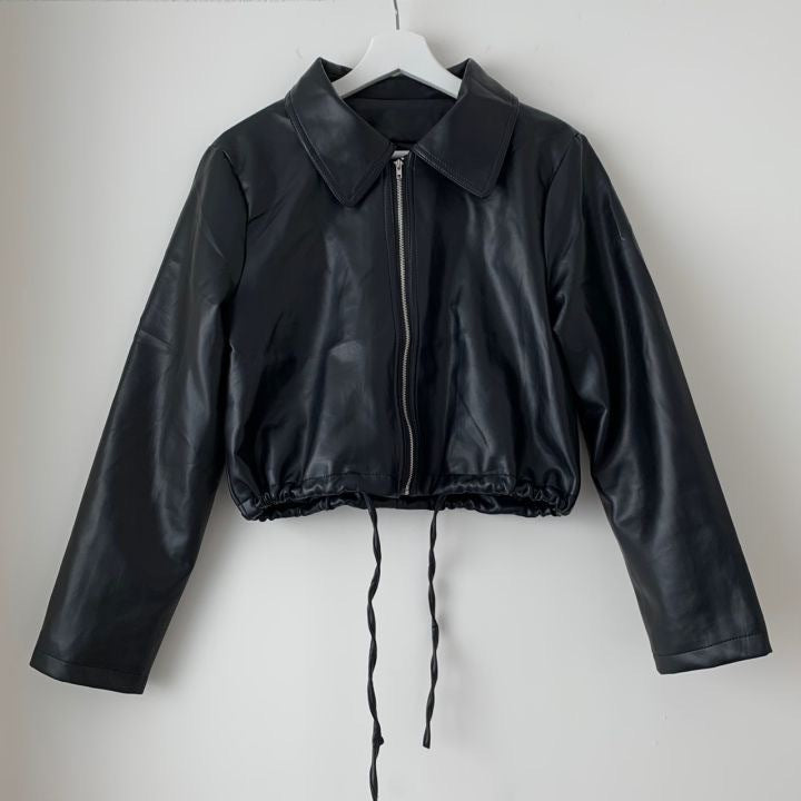 Women's Cool Autumn New Motorcycle Leather Jacket