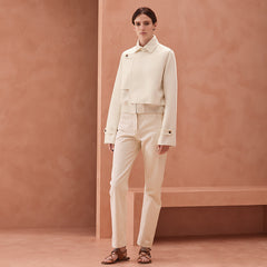 Retro Short Temperamental Women's Genuine Leather Clothes