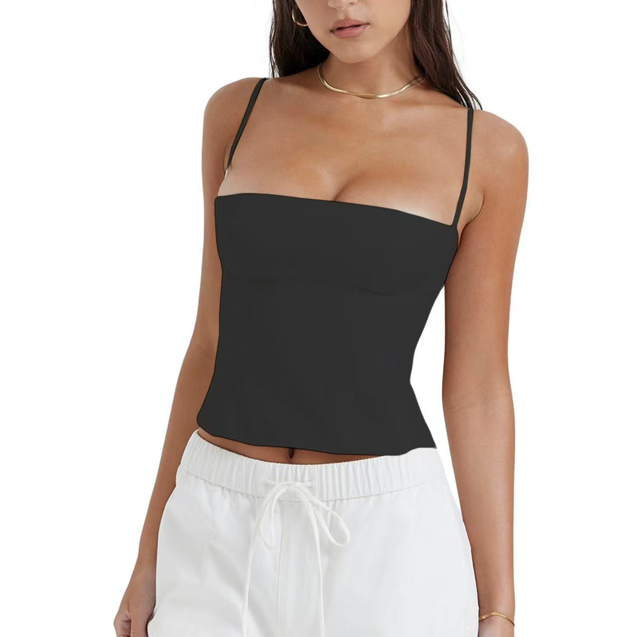 Short Sleeveless French Hot High-end Sweet Fashion Slim Fit Outerwear Top