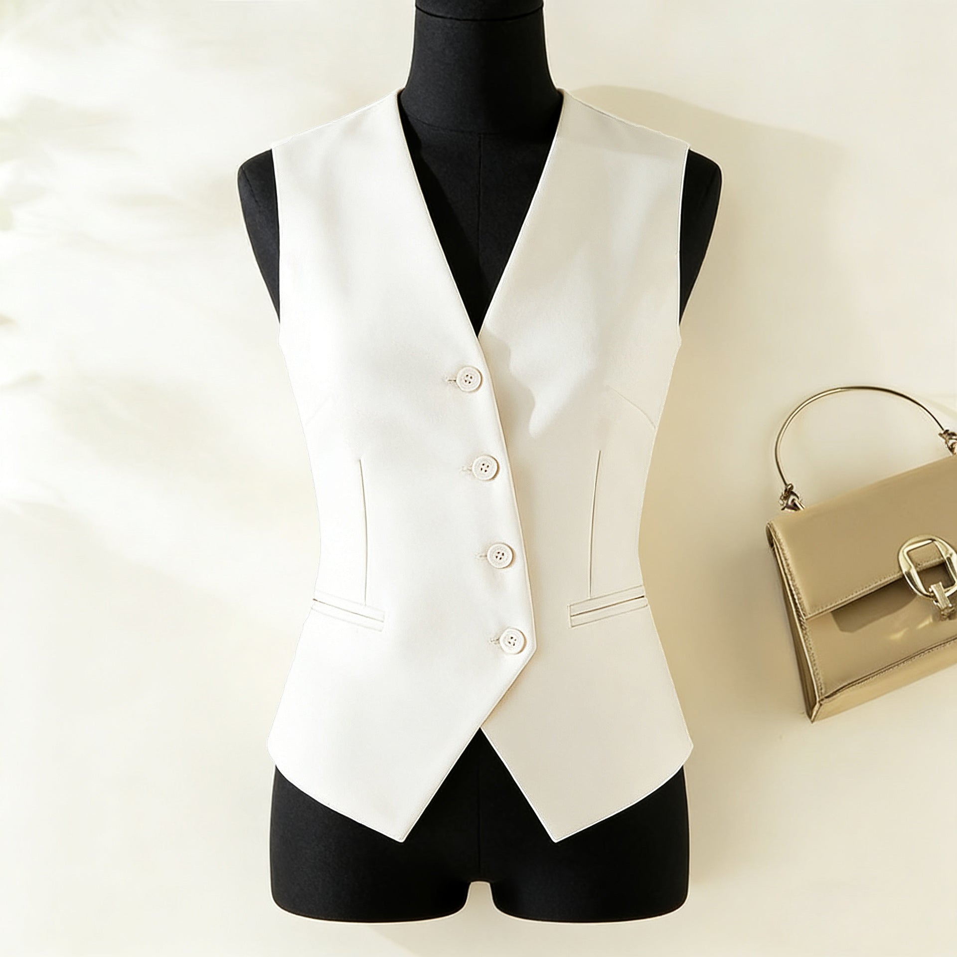 Versatile Chic Vest With A Designer Edgeperfect For Layering Inside Or Out