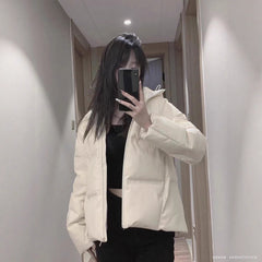Women's Fashion Short Hooded Cotton-Padded Jacket Coats