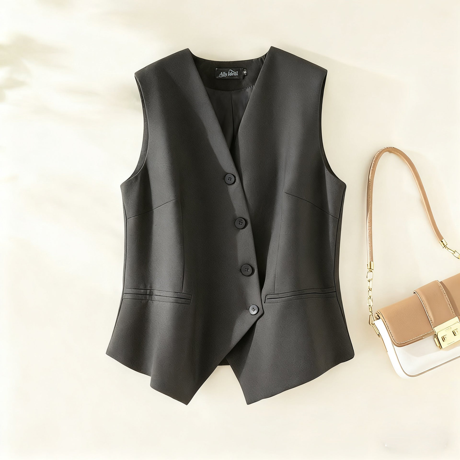 Versatile Chic Vest With A Designer Edgeperfect For Layering Inside Or Out