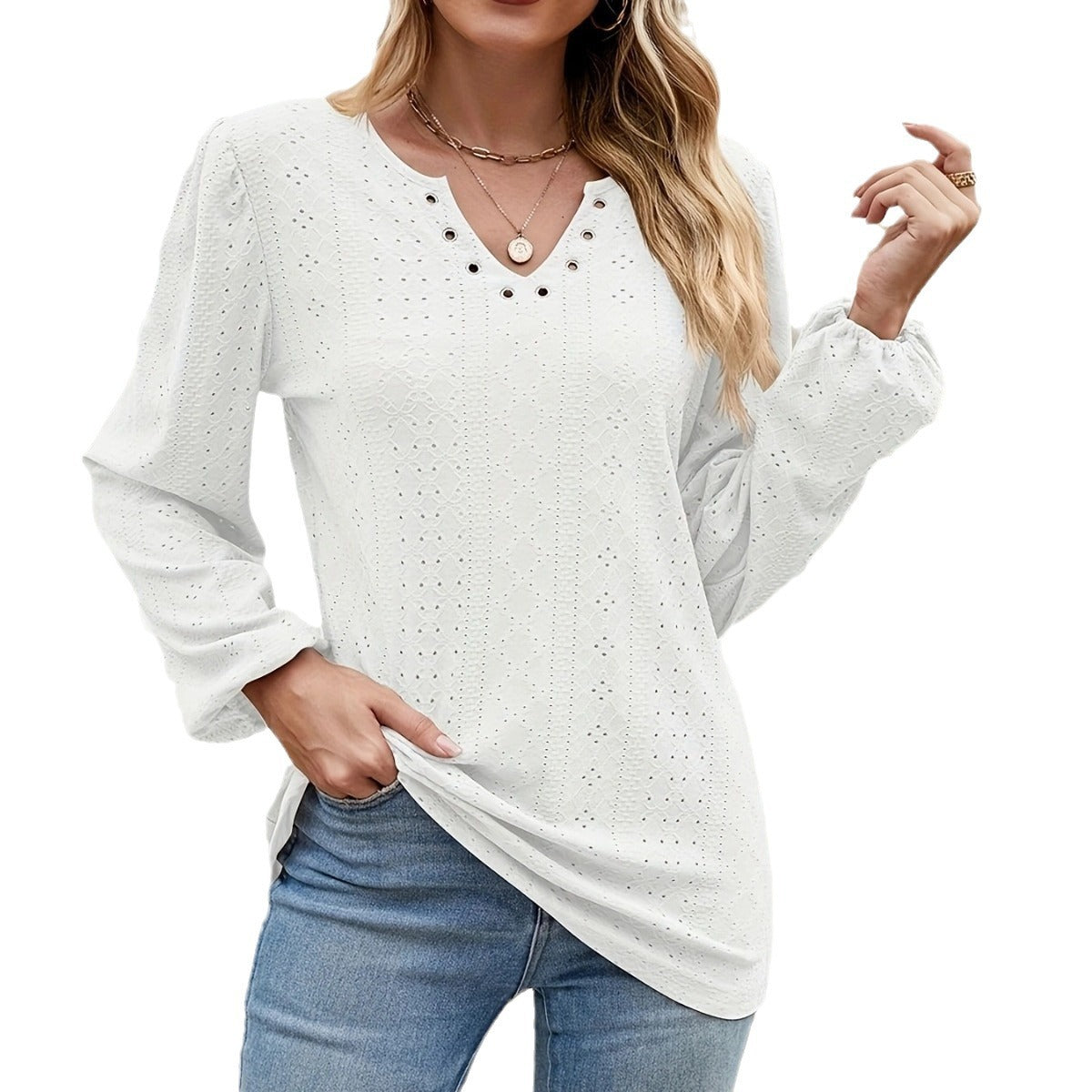 Long-sleeve Figure-flattering Top Thats Breathable And Comfortable