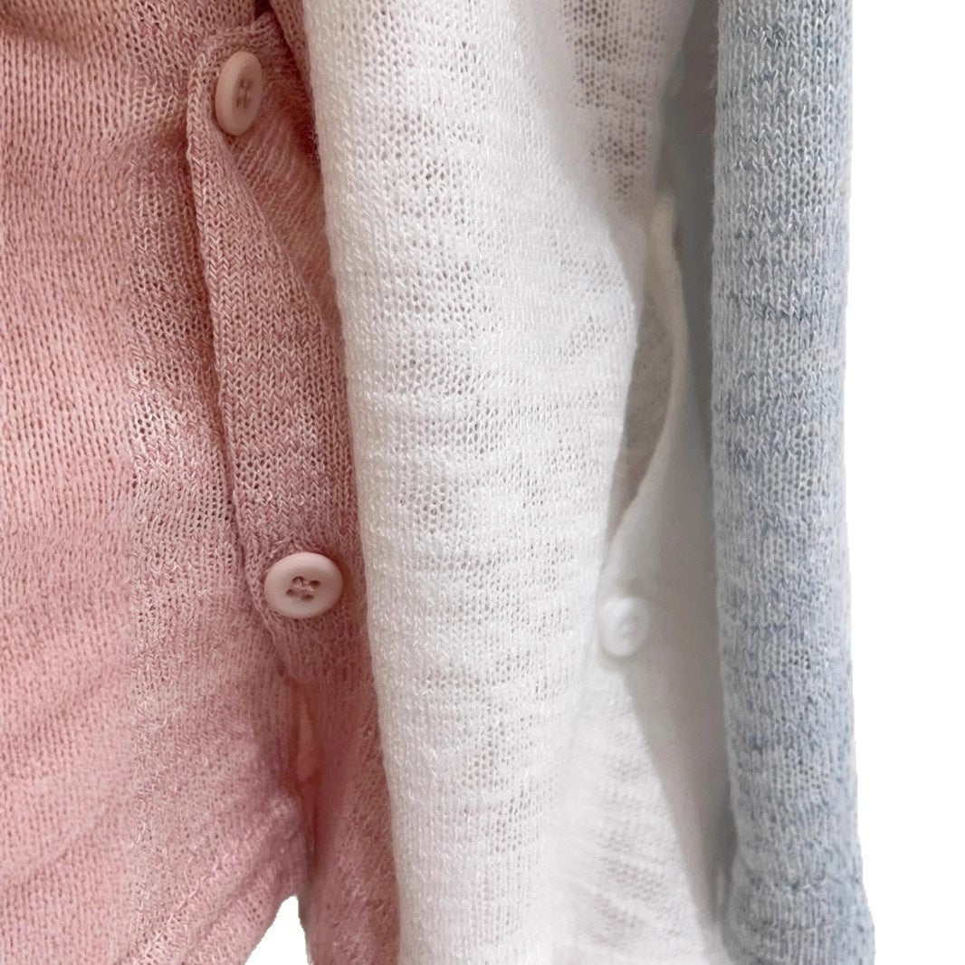 Korean-style Buttoned Crossover Hem Short-sleeve T-shirt